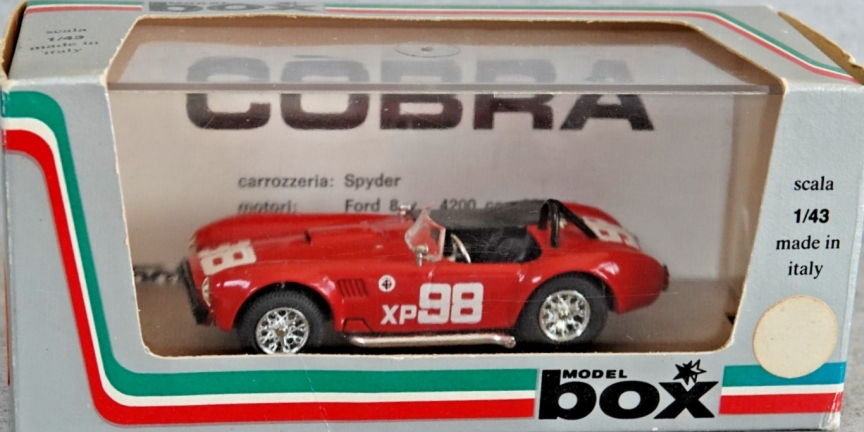 Box Model AC Shelby Cobra Spyder